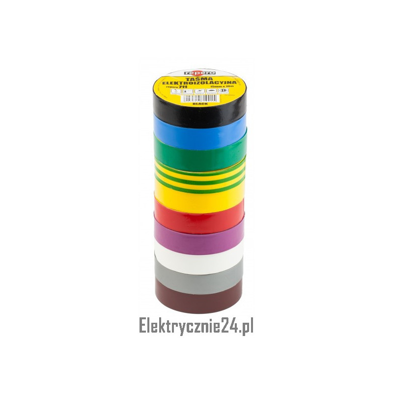 Taśma izolacyjna (różne kolory) - elektrycznie24.pl