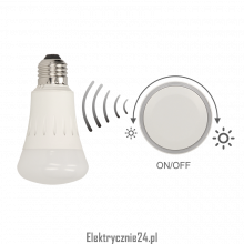 Żarówka LED sterowana bezprzewodowo wyłącznikiem ze ściemniaczem - elektrycznie24.pl