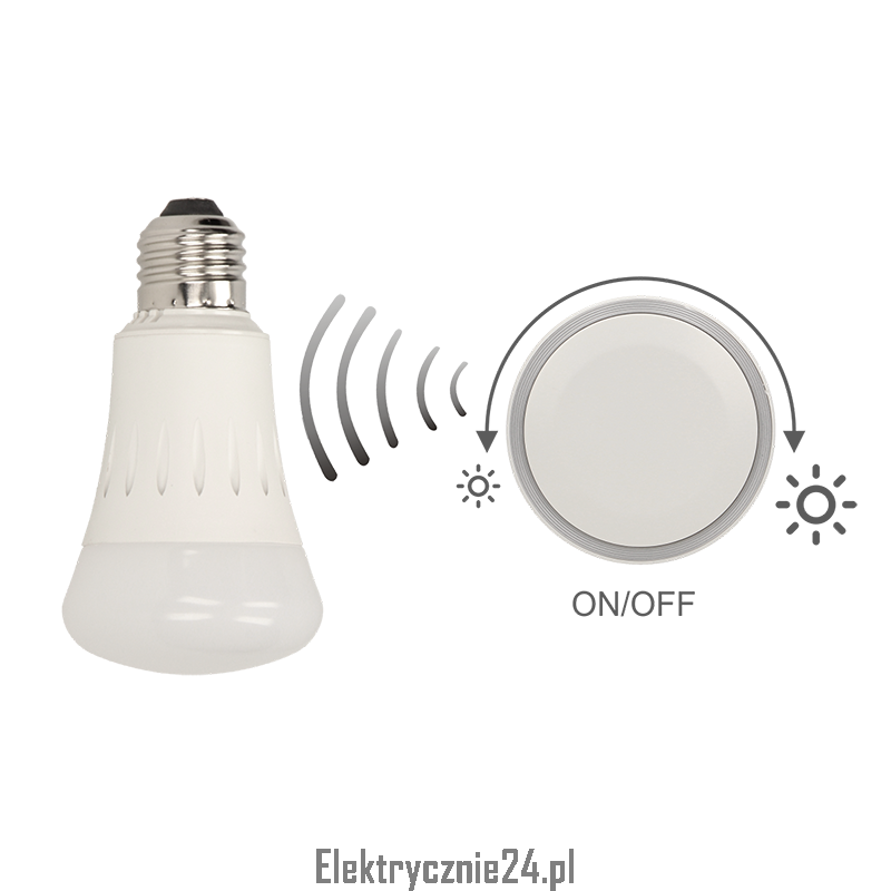 Żarówka LED sterowana bezprzewodowo wyłącznikiem ze ściemniaczem - elektrycznie24.pl